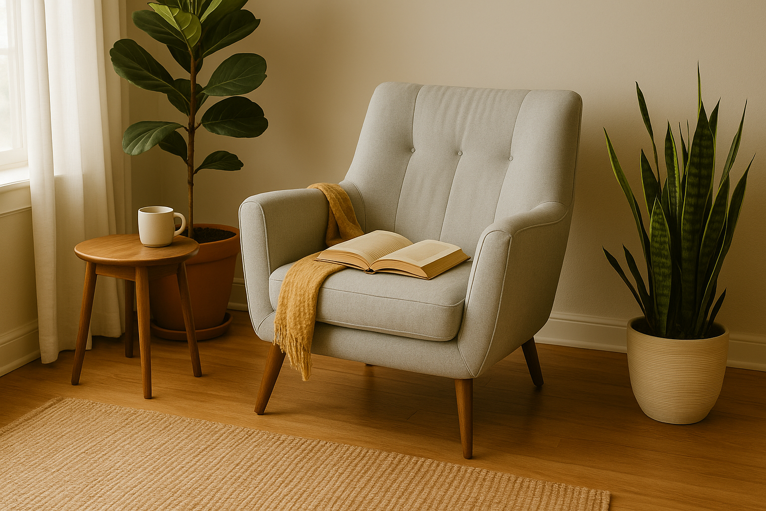 Espaços Aconchegantes e Relaxantes em Casa