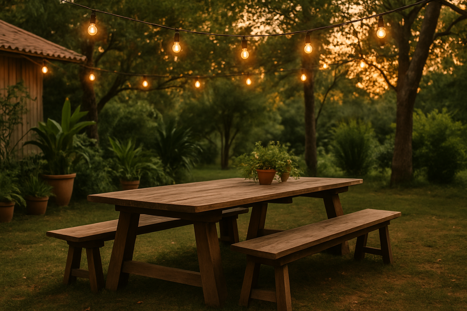 Como decorar a área externa de um sítio