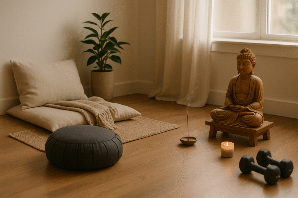 Decoração de Estúdios de Yoga